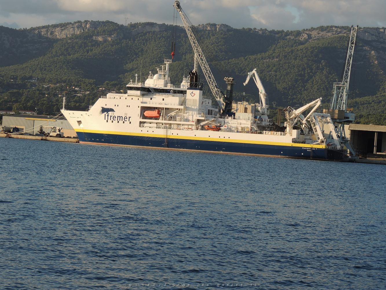 38 le pourquoi pas Bateau Ifremer a la Seyne sur Mer.JPG -           